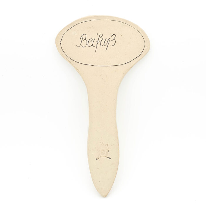 Kräuterschild aus Ton für Beifuß