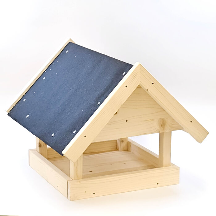 Futterhaus für Vögel groß aus Holz.