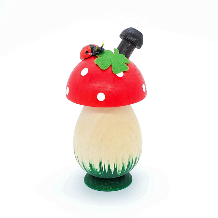 Räucherpilze aus Holz - Fliegenpilz