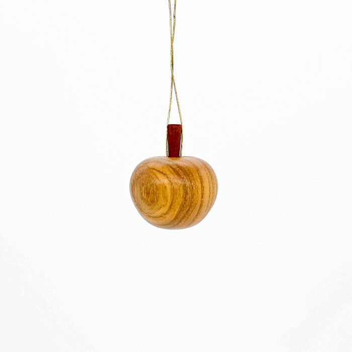 Behang in Form eines Apfels - natur