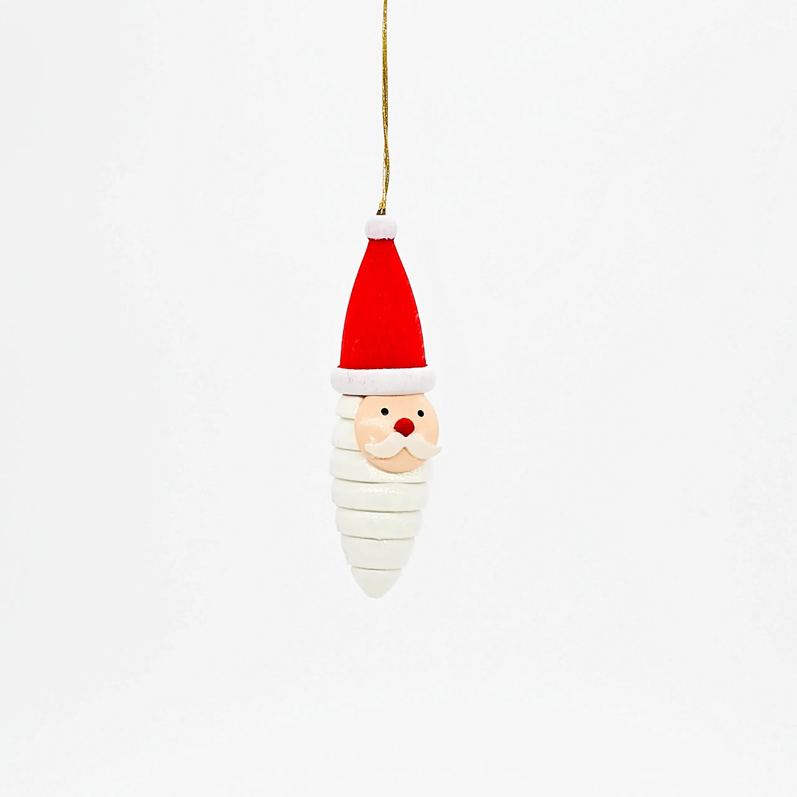 Behang in Form eines Weihnachtsmannkopfes