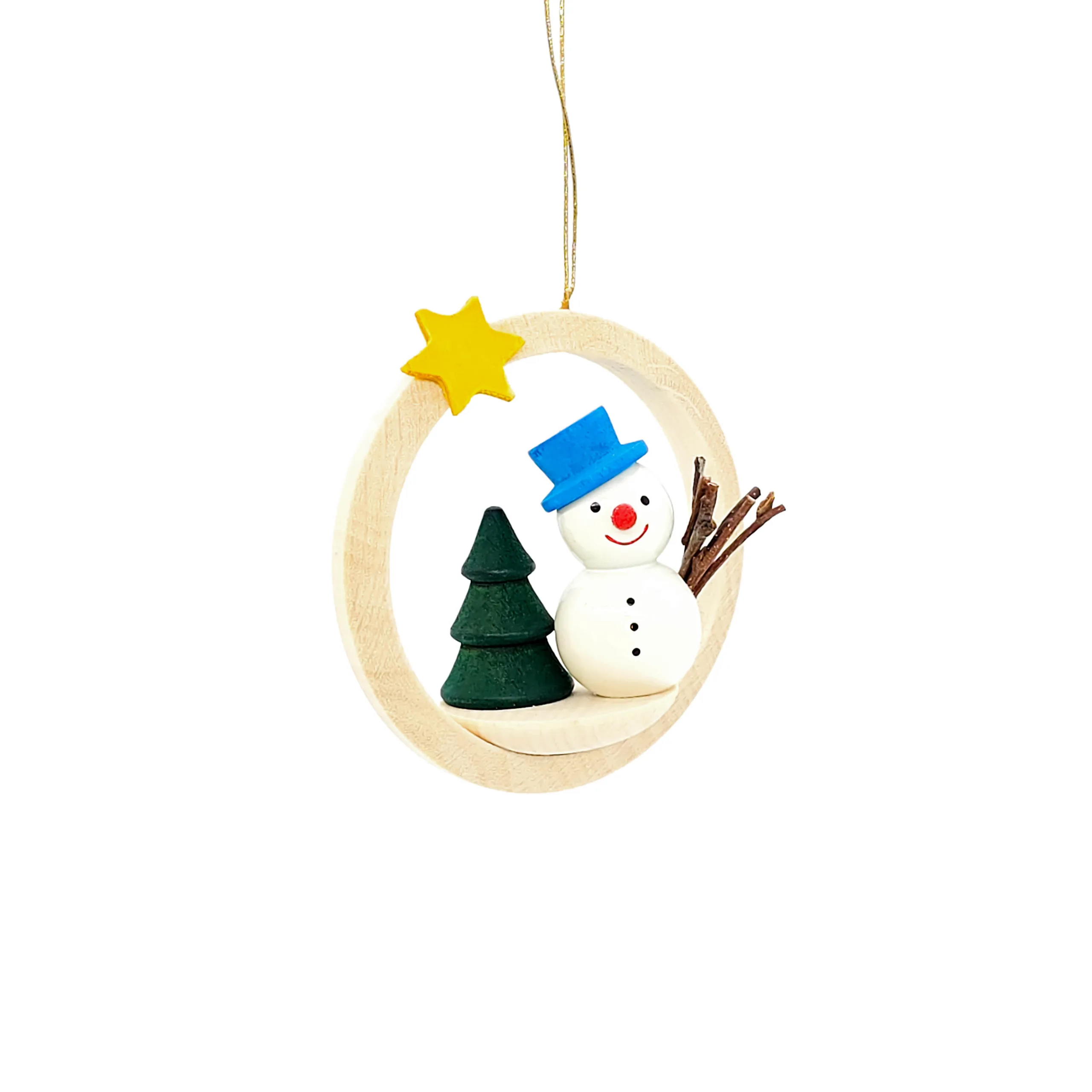 Behang mit Schneemann