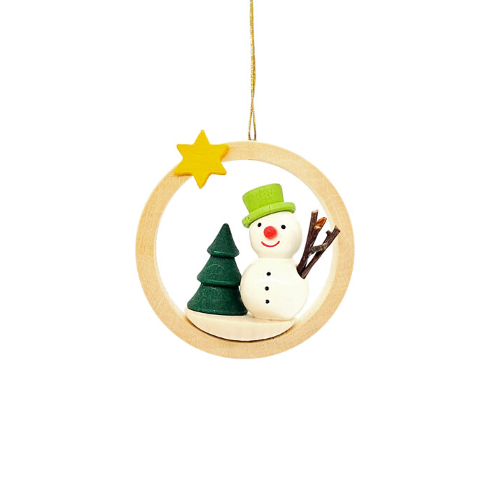 Behang mit Schneemann