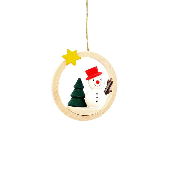 Behang mit Schneemann