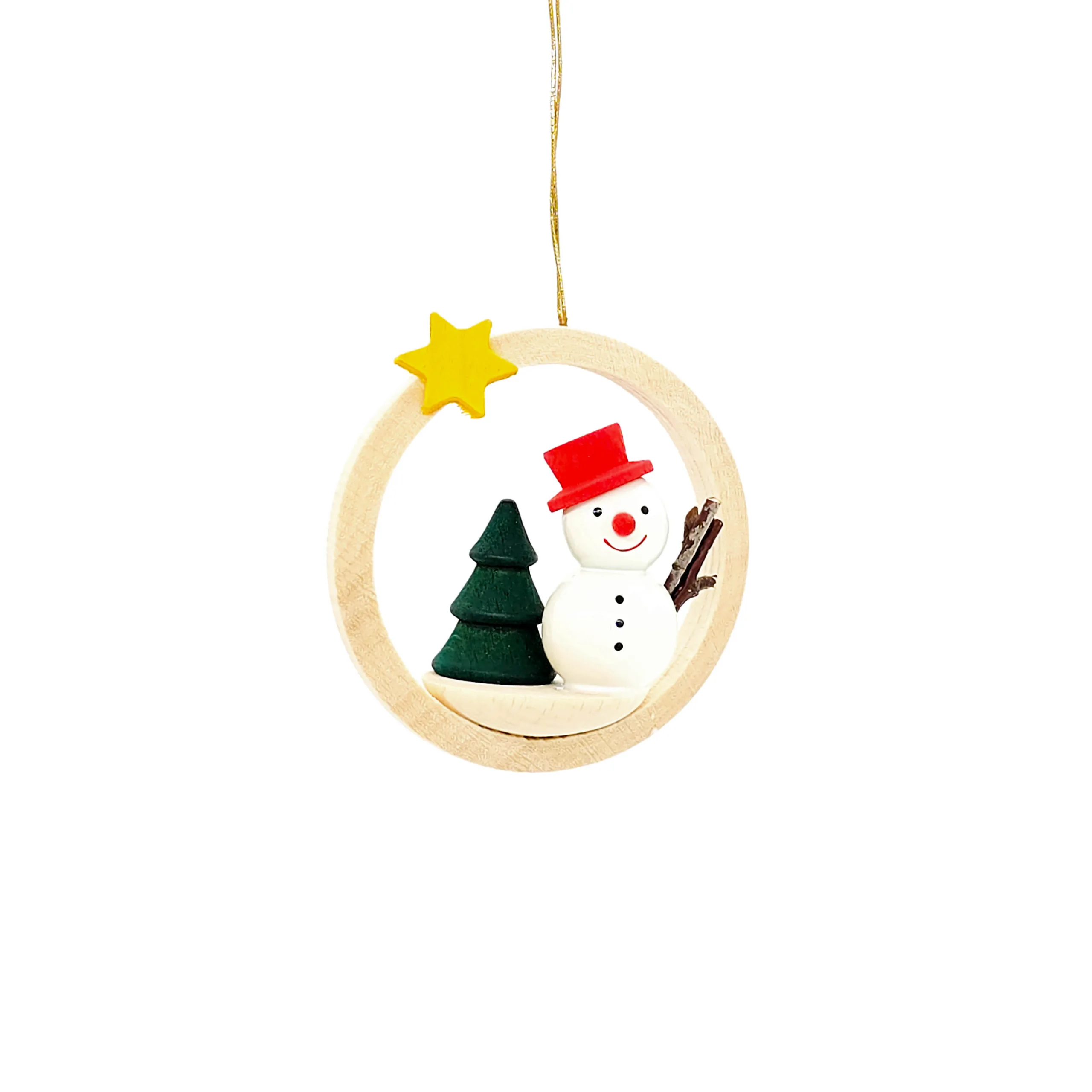 Behang mit Schneemann