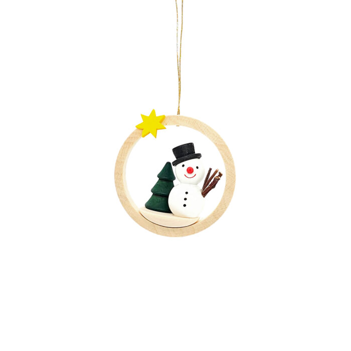 Behang mit Schneemann
