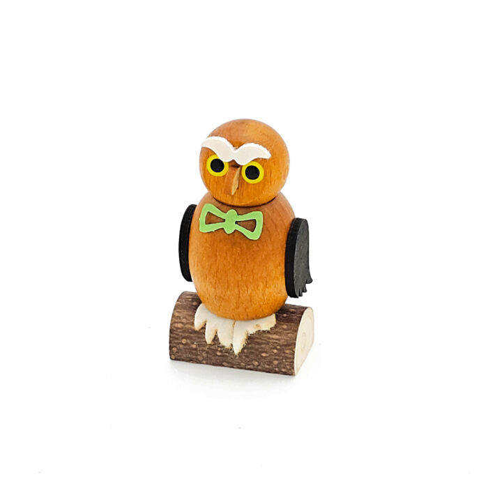 kleine Eulen aus Holz