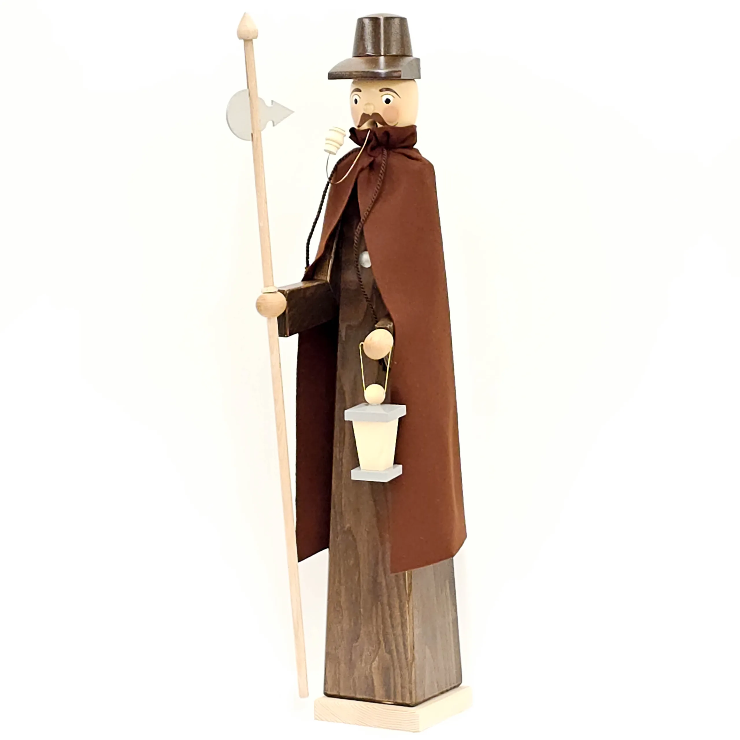 70 cm hohe Räuchermänner aus Holz in Form eines Wächters